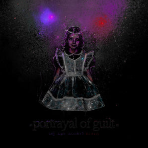 Portrayal Of Guilt - We Are Always Alone LP (Silver & Black w/ Red Splatter Vinyl)