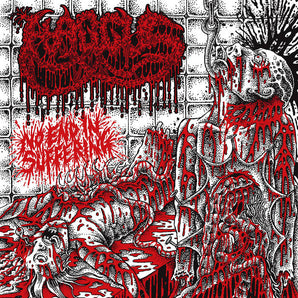 Haggus - No End In Suffering 7" EP (Red and Black Split Vinyl)