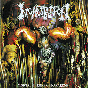 Incantation - Mortal Throne Of Nazarene LP (Blood Red and Black Ripple Effect Vinyl)