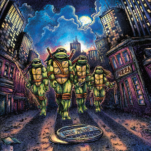 Teenage Mutant Ninja Turtles (1990) (John Du Prez) - Soundtrack 2LP (Ninja Mask Splatter Vinyl)