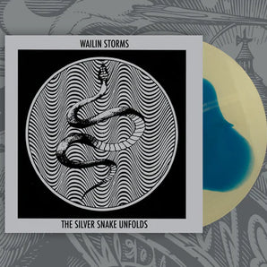 Wailin Storms - The Silver Snake Unfolds And Swallows The Black Night Whole LP (Blue Blob In Green Vinyl)