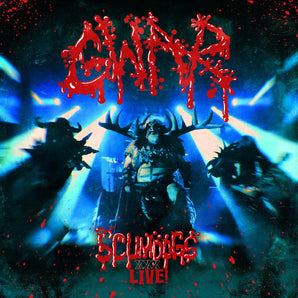 GWAR - Scumdogs XXX Live 2LP (Blue Marble Vinyl)