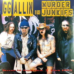GG Allin & The Murder Junkies - Terror in America LP (Clear Green Vinyl)