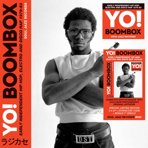 Soul Jazz Records presents - YO! BOOMBOX - Early Independent Hip Hop, Electro And Disco Rap 1979-83 (INDIE EXCLUSIVE) 3LP